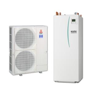 ECODAN Hydrobox Duo Split + Groupe extérieur Power Inverter - Chauffage + ECS - Monophasé - 100M6