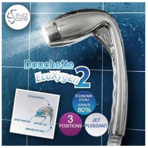 Ecoxygen Chrome Turb'eau 3 Position Hand Shower
