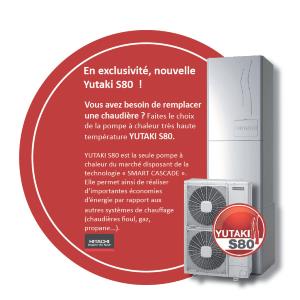 HITACHI YUTAKI S80+Contrôleur Tri 16kW