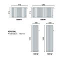 Radiateur Design Intelligent Connecté MYTHIK Vertical 1250W Thermor